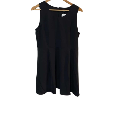 BNWT Uniqlo Womens  Size L Black Dress RRP $49.90