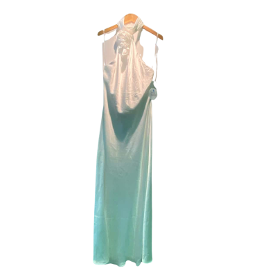  Misha Womens  Size XL Formal Dress / Halter Neck Dress White 