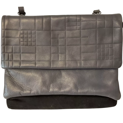 “ELK” Womens  Charcol Grey fold over bag