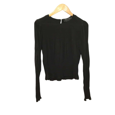 Decjuba Womens  Size 8 Blouse Black  