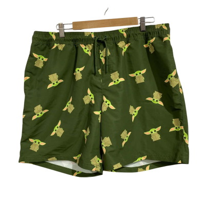 Star Wars Mens  Size XXL The Mandalorian green shorts 