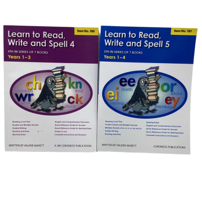 Learn to Read, Write and Spell Series 4 & 5 by Valerie Marett