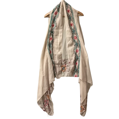 Ivys Embroidered Coverall Beige C