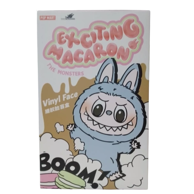 Pop Mart x The Monsters Exciting Macaron Collectable Plush Keychain Mystery Box