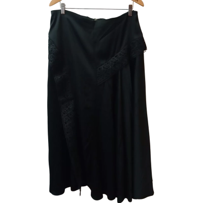 AJE Womens  Size 16 Spirit Maxi Skirt Black  