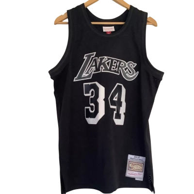 Mitchell & Ness NBA  Shaquille O’Neal Los Angeles Lakers 1996-97 White Logo Swingman Jersey.  Size L 