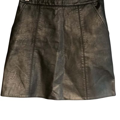 Dotti pleather skirt  Size 10 Black  