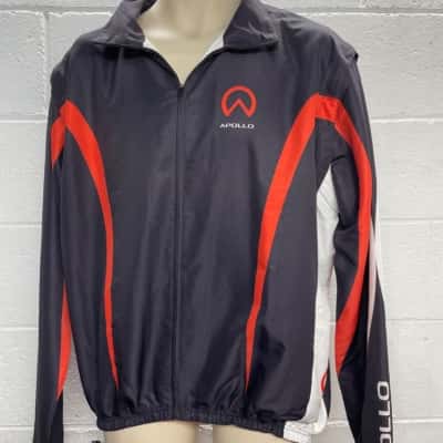 Apollo cycling jacket  Mens  Size XL Black  / Red / White 