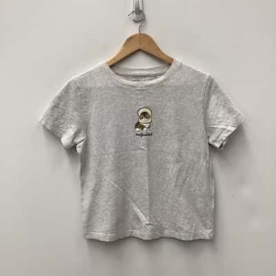 Uniqlo Mofusand Short Sleeve Top Grey - Size S
