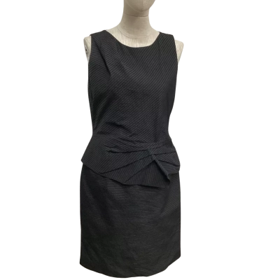 Carla Zampatti Womens  Size 10 Sleeveless Dress  Black  