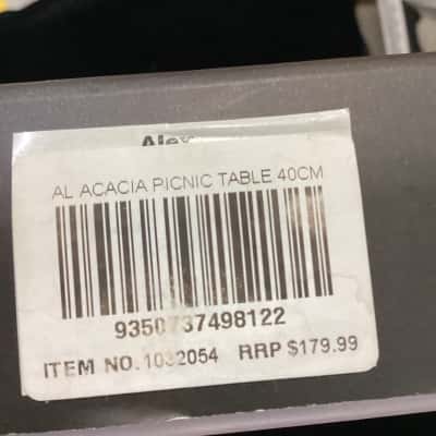 Alex Liddy acacia serving table