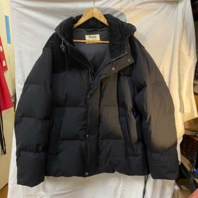 Acne Studios Mens  Size L Puffer Black  