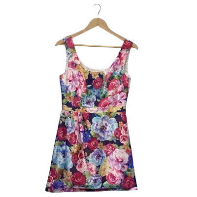 Review Womens  Size 10 Casual Dress Pattern / Pink  
