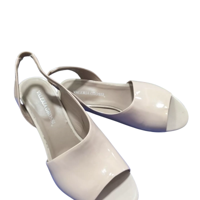  VALERIA GROSSI  Size 38 Wedges Cream 
