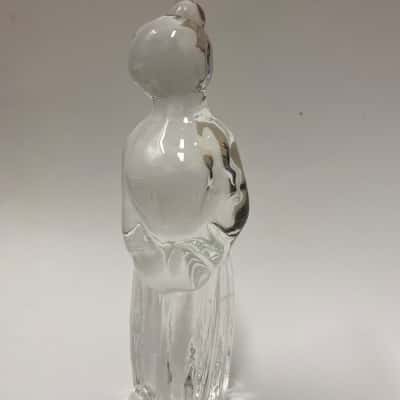 Vintage Reijmyre Glass Couple Figurine Tyko Axelsson