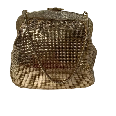 Glomesh Women's Gold Evening Bag