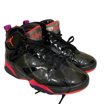 2019 Jordan 7 Black Gloss Size 7.5us Sneakers