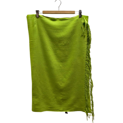 Le Collezioni Ladies Green Wool Scarf