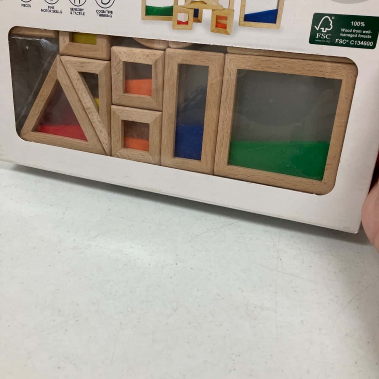 Anko Wooden Light & Colour Sand Blocks NEW(s)