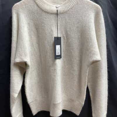 Neuw Womens Size 6 / XS Cleo Knit Off White Jumper