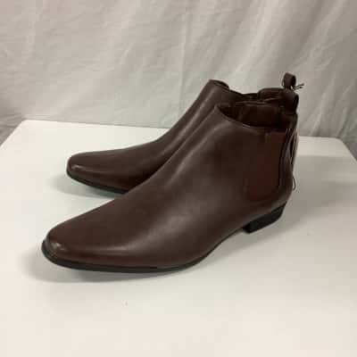 Heritage Mens Size 12 Boots Brown 