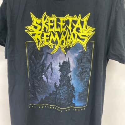 Skeletal Remains  Mens  Size L Black t Shirt 