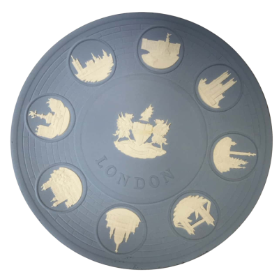 Wedgwood Blue Jasperware ‘London Landmarks’ Decorative Plate