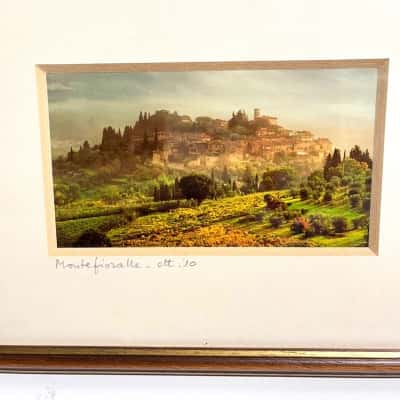 Limited edition fine art photograph by Italian photographer Andrea Rontini, titled Montefioralle (October 2010).