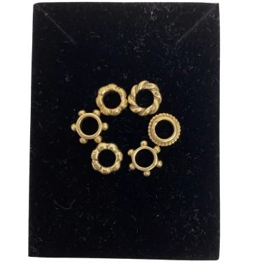Pandora x6 Solid 14K Gold Spacers 