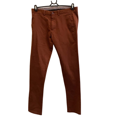 BNWT Daniel Hechter Men's Size 34R Slim Chino Brown 