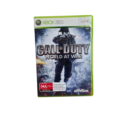 Xbox 360 Call Of Duty World At War Game
