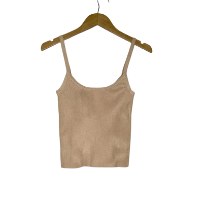 Rhythm Womens  Size 6 Singlet Top Beige 
