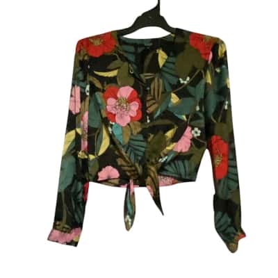 Guess Womens  Size M Blouse Floral 