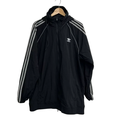 Adidas Mens Size XXL Black Windbreaker