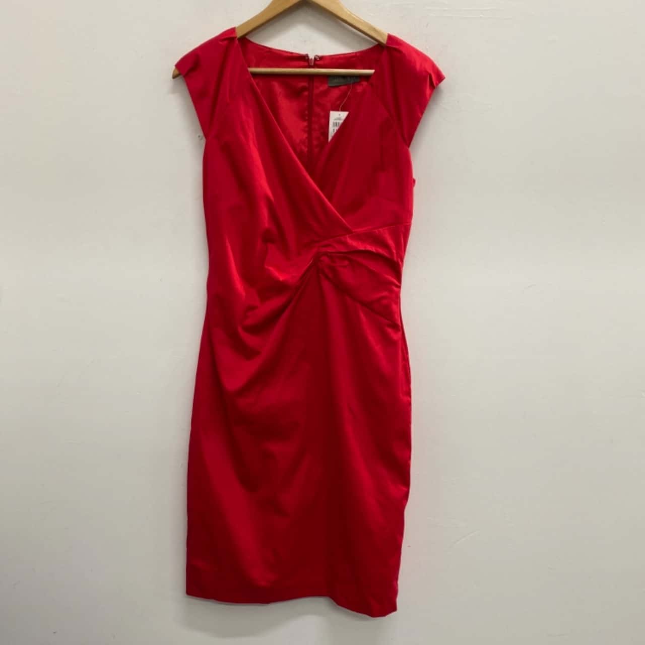 JacquiE Womens Size 8 Formal Dress Red (s)