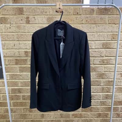 Tokito Womens black modern muse jacket Size 10 
