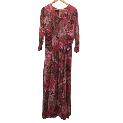  Ducat Melbourne Vintage Womens  Size 18 Maxi Dress Multicoloured 