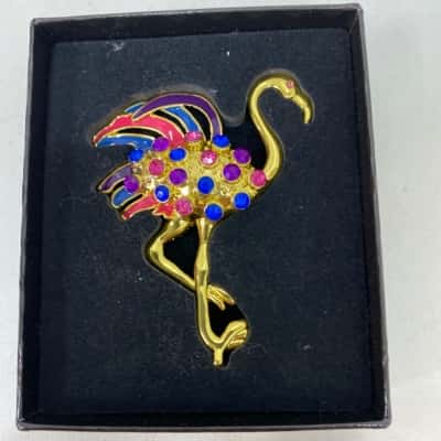 firefly Badgers Family Heirloom Flamingo Pin 