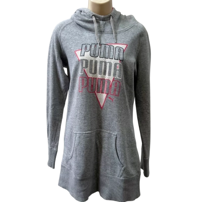 Puma Womens Size 10/S Grey Hoodie Dress 