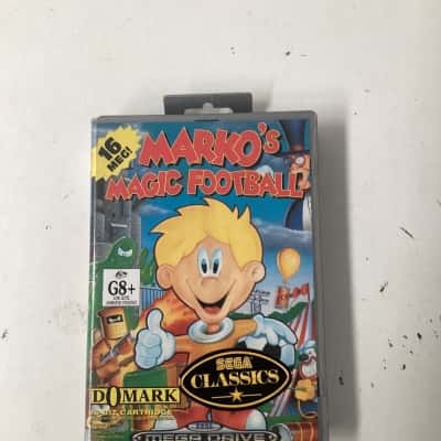 marko's magic football, w/manual, sega mega drive