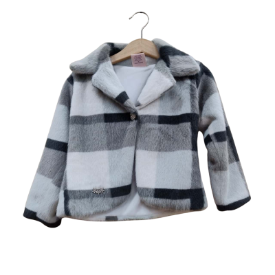 Tina Mina Kids Size 22 Jackets Gingham (14)