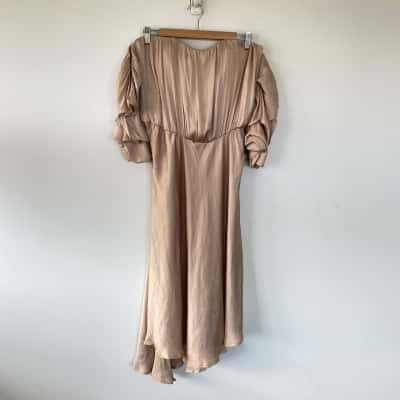 Bardot Pebble Caught Sleeve Dress Size 10