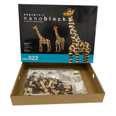 Nano Block 740 Piece Puzzle - Giraffe 