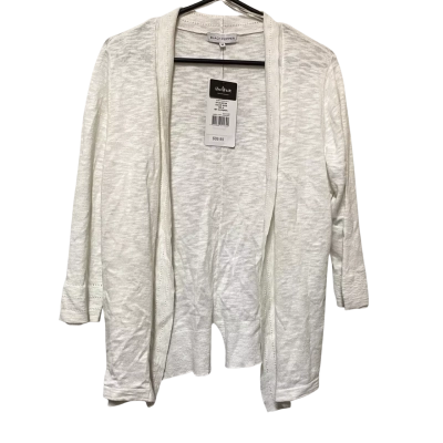 Black Pepper Womens  Size M Cardigan White 