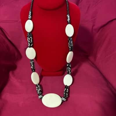  Women's Long Beaded Necklace 