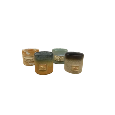 Poppy & Pepper set of four Mugs
