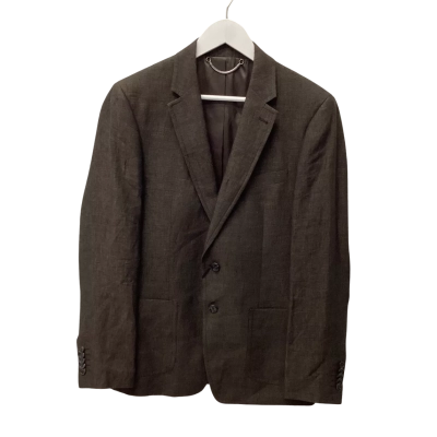 Calibre Mens  Size 40 Linen Blazer Chocolate 