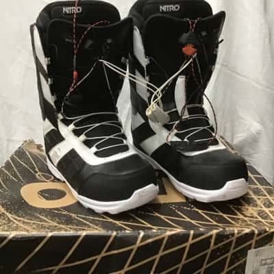 Nitro Snowboard Boots Rever TLS 2013 Black/White Size 12