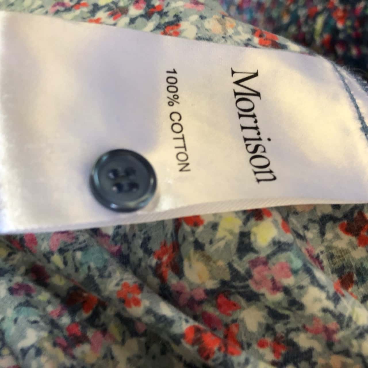 Morrison Size 3 Floral Cotton Poplin Blouse and Skirt (s)