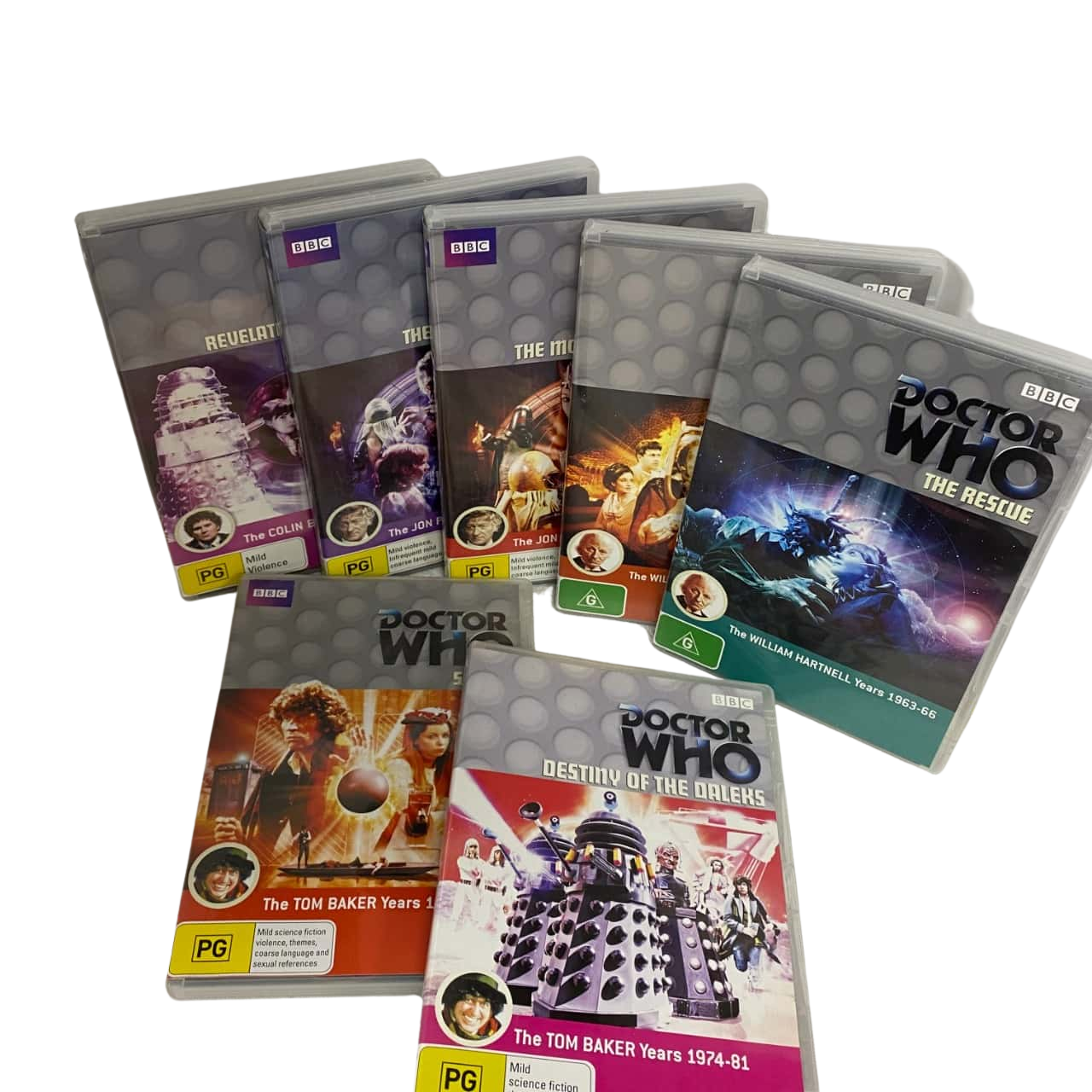 Collection of Doctor Who Series Dvd's